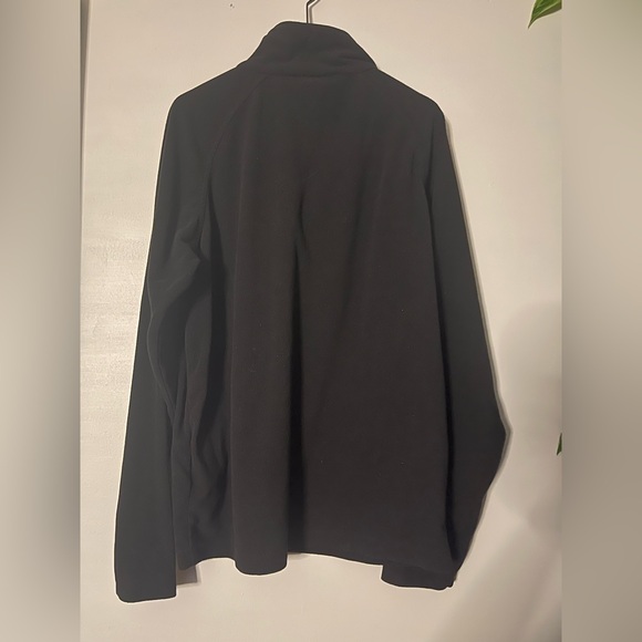 Caterpillar Men's Black Zip-Up Sweater with Yellow Detail - Picture 3 of 4